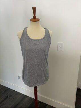 Gildan Heather Gray Scoop Neck Tank
